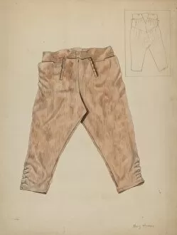 Britches Gallery: Hunting Trousers, c. 1936. Creator: Mary E Humes