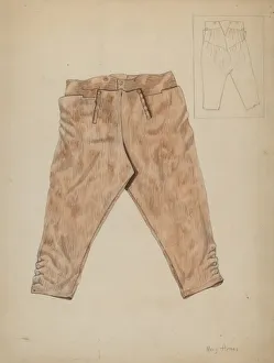 Britches Gallery: Hunting Trousers, c. 1936. Creator: Mary E Humes