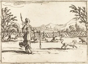 Pursuing Gallery: The Huntress. Creator: Jacques Callot