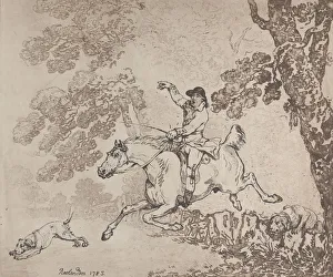 The Huntsman, 1785. 1785. Creator: Thomas Rowlandson
