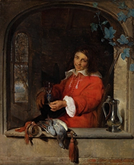 Open Window Prints: The Huntsman. Creator: Gabriel Metsu