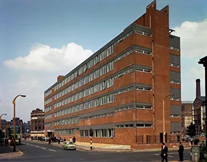 Headquarters Prints: Huntsman House, headquarters of Tetleys brewers, Leeds, West Yorkshire, 1968. Artist
