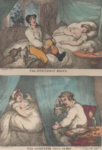 Late Prints: The Huntsman Rising; The Gamester Going to Bed, [July 31, 1809]