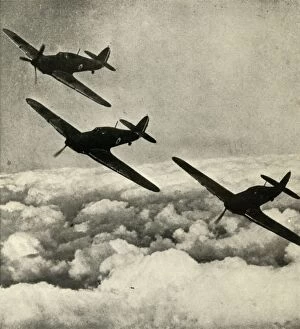 Bt Batsford Ltd Gallery: Hurricanes Over France, 1939-1940, (1941). Creator: Unknown