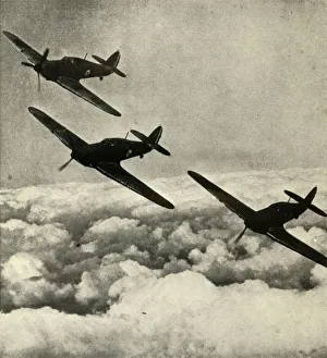 Bt Batsford Ltd Gallery: Hurricanes Over France, 1939-1940, (1941). Creator: Unknown