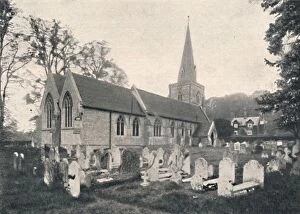 Henry Duff Traill Collection: Hursley Church and Rectory, 1904