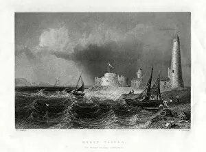 Hurst Castle, Portsmouth, 1860. Artist: W Mossman