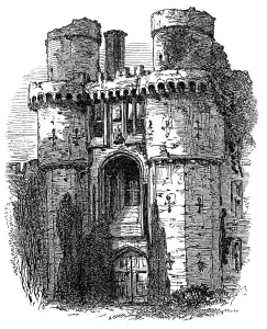 Hurstmonceux Castle, Sussex, 1872. Creator: Unknown