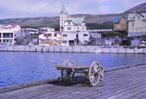 Husavik, a fishing town, Northern Iceland, 20th century. Artist: CM Dixon