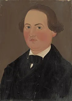 Oil On Cardboard Gallery: Husband, c. 1845. Creator: Prior-Hamblin School