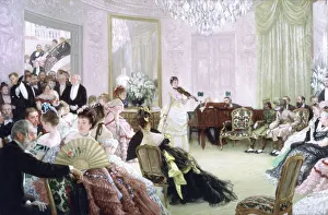 James Tissot Collection: Hush!, (The Concert), c1875. Artist: James Tissot