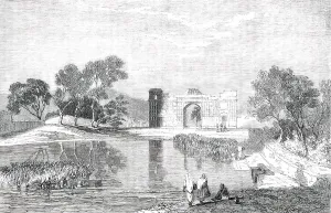 Husyn-Abdal, in the Punjab - from a sketch by G. T. Vigne, Esq. 1850. Creator: Unknown