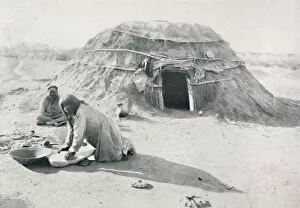 Arizona Collection: A hut of the Pima Indians of Arizona, 1912. Artist: CC Pierce & Co