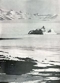 Iceberg Gallery: The Hut and the Western Mountains from the Top of the Ramp, c1910–1913, (1913)