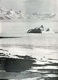Lonely Gallery: The Hut and the Western Mountains from the Top of the Ramp, c1910–1913, (1913)