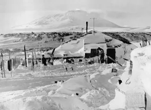 Desolate Prints: The Hut After The Winter, c1911, (1913). Artist: Herbert Ponting