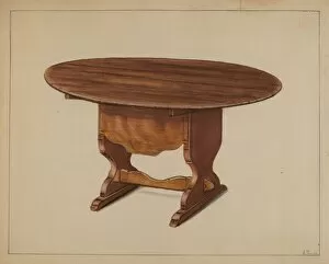 Hutch Table, c. 1939. Creator: Nicholas Gorid
