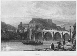 Continental Tourist Prints: Huy, 1850. Artist: Shury & Son