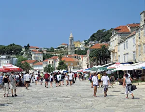 Croatia Prints: Hvar town, Croatia