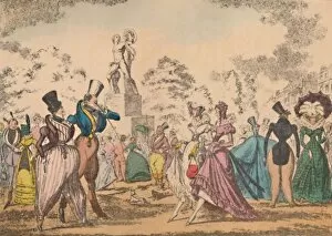 Chatto And Windus Gallery: Hyde Park Corner in 1822, c1870. Artist: George Cruikshank