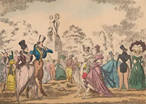 Shock Prints: Hyde Park Corner in 1822, c1870. Artist: George Cruikshank