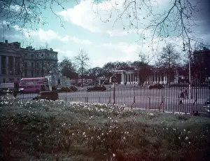 Hotel Prints: Hyde Park Corner, London, c1955. Creator: Arthur Charles Kirby Ware