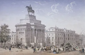 Knightsbridge Prints: Hyde Park Corner, Westminster, London, c1860. Artist