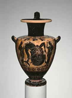 Mythological Collection: Hydria (Water Jar), about 515-500 BCE. Creator: Leagros Group