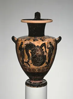 Aphrodite Gallery: Hydria (Water Jar), about 515-500 BCE. Creator: Leagros Group