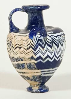 Glassware Collection: Hydriske, mid-4th / early 3rd century BCE. Creator: Unknown