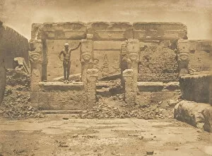 Maxime Du Gallery: Hypetre d Athor, sur la Terrasse du grande Temple de Denderah (Tentyris)