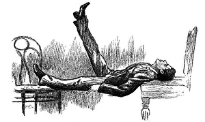 Hotel Metropole Collection: Hypnotised subject in a state of catalepsy, 1891