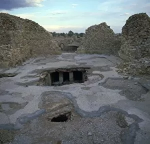 Hypocaust Gallery: Hypocaust in a Roman bath house, 2nd century