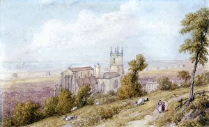 Hythe Prints: Hythe Church and Martello Tower, 19th century. Artist: William Westall