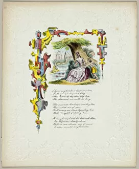 Inset Collection: I Have Angled for a Heart My Love (valentine), c. 1840. Creator: George Kershaw