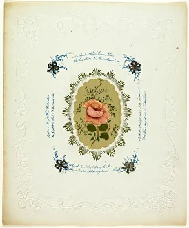 Why Should I Blush (valentine), c. 1840. Creator: George Kershaw