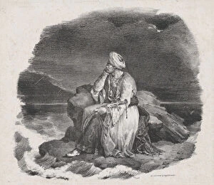 I Dream of Her in the Crashing Waves, 1818. Creator: Theodore Gericault