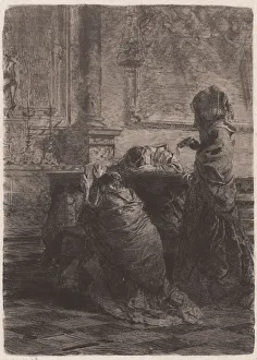 And Xa9 Prints: I Fratelli sono al campo (The Men are in the Field), 1870. Creator: Mose, Bianchi