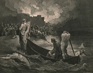 Tormented Prints: I could not hear what terms he offer d them, c1890. Creator: Gustave Doré
