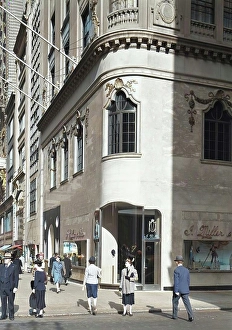 William H Prints: I. Miller shoe store, business at 5th Ave and 54th St