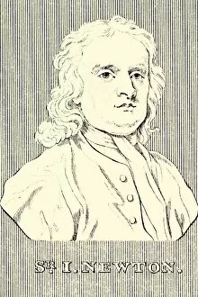 I. Newton, (1642-1727), 1830. Creator: Unknown