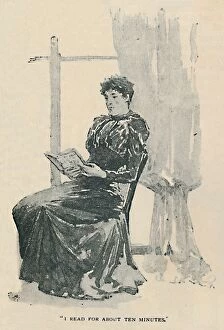 Arthur Conan Gallery: I Read For About Ten Minutes, 1892. Artist: Sidney E Paget