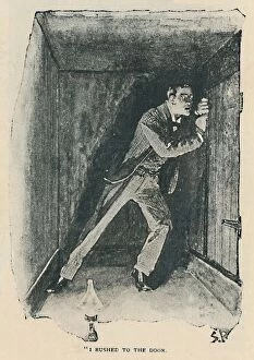 Arthur Conan Gallery: I Rushed To The Door, 1892. Artist: Sidney E Paget