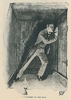 Lamplight Prints: I Rushed To The Door, 1892. Artist: Sidney E Paget