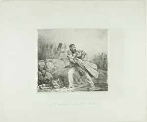 Raffet Denis Auguste Marie Prints: I Will Save Him or Perish, 1825. Creator: Auguste Raffet