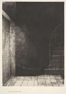 I saw a flash of light, large and pale, 1896. Creator: Odilon Redon I saw a flash of light, large and pale, 1896. Creator: Odilon Redon