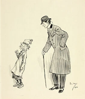 Overcoat Gallery: I say-Youngster, 1900. Creator: Philip William May