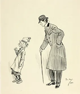 Phil May Prints: I say-Youngster, 1900. Creator: Philip William May