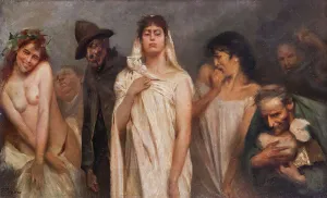 Rage Prints: I sette vizi capitale (The seven main sins). Creator: Fabbi, Fabio (1861-1946)