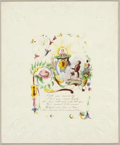 St Valentines Day Prints: I Tell You Sincerely (Valentine), c. 1840. Creator: George Kershaw